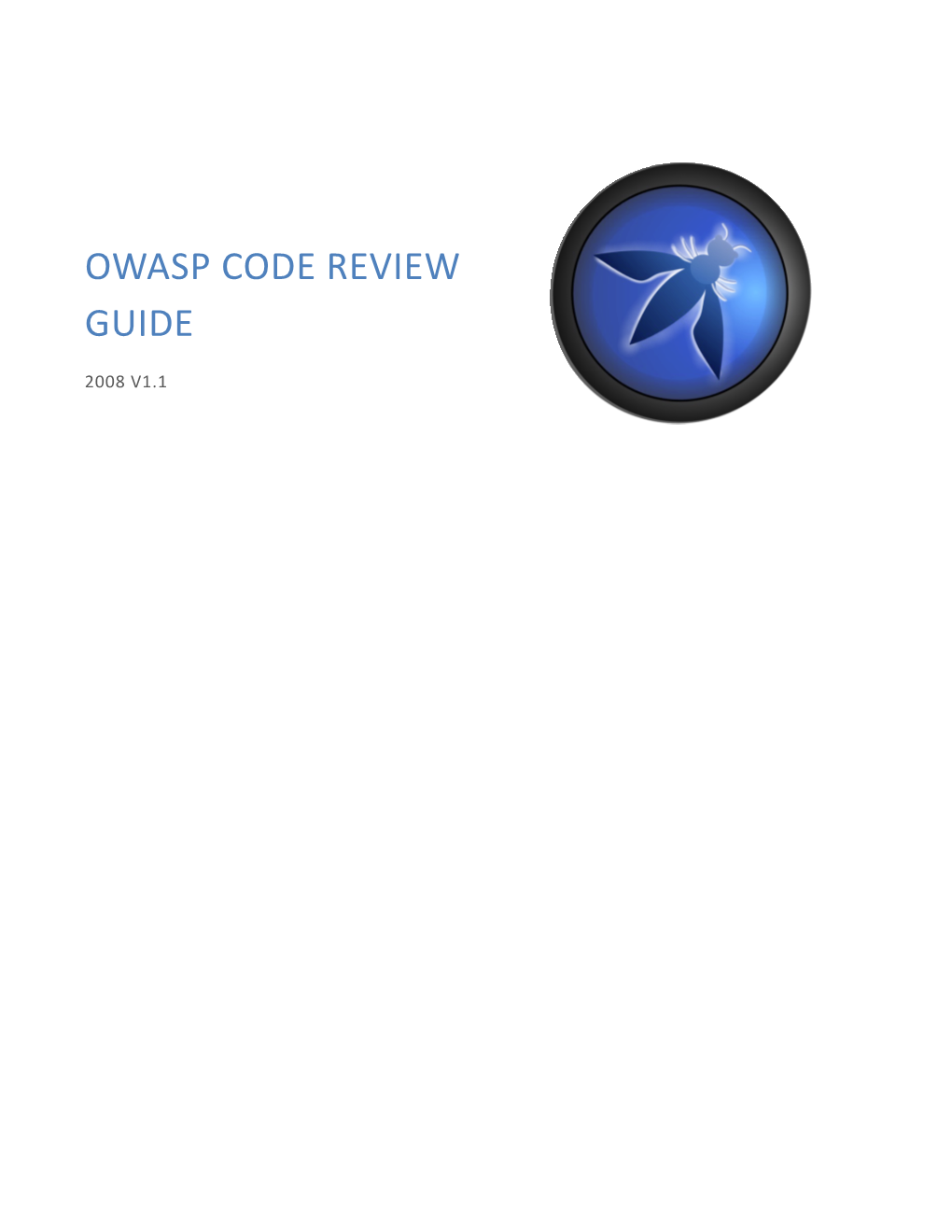 OWASP Code Review Guide V1.1 2008