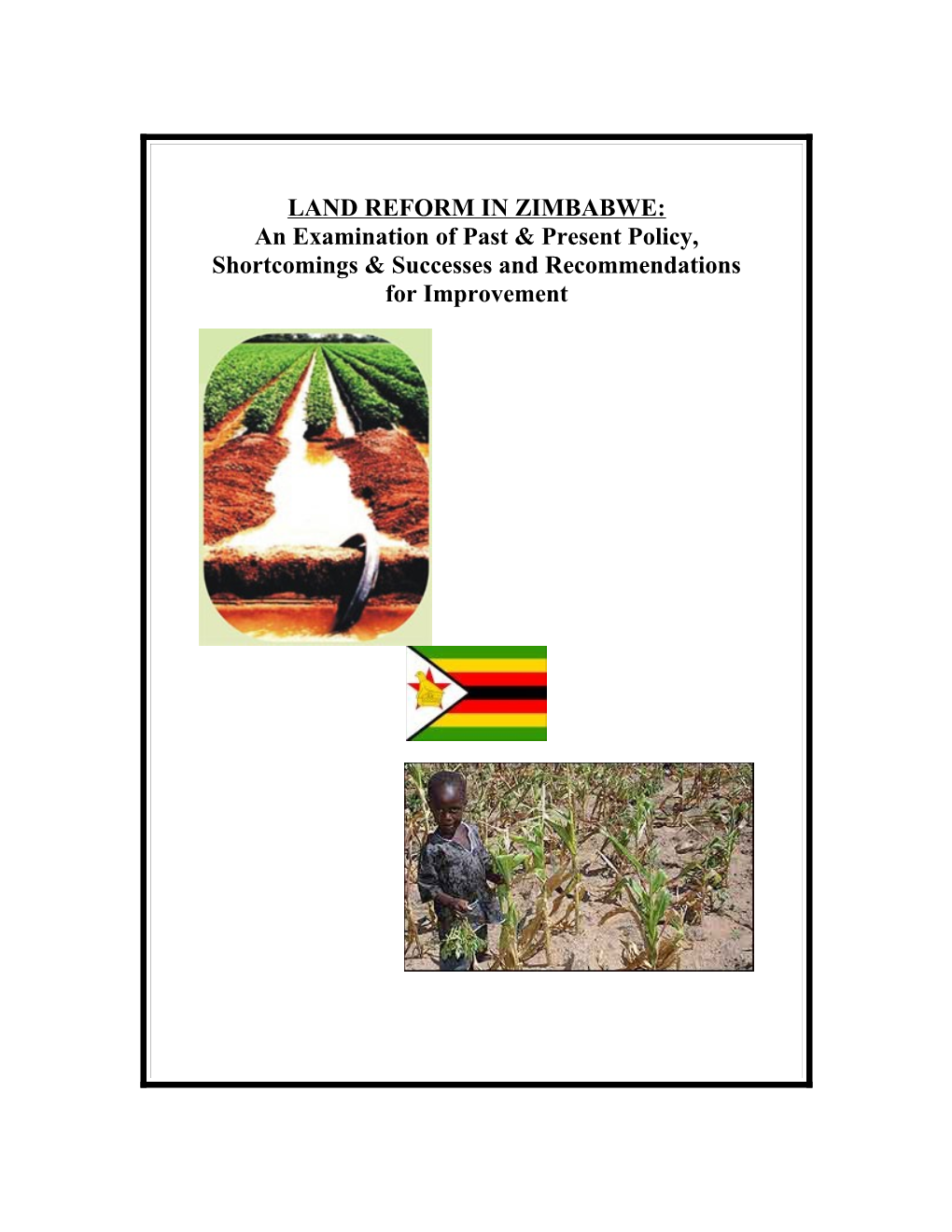 Land Reform in Zimbabwe