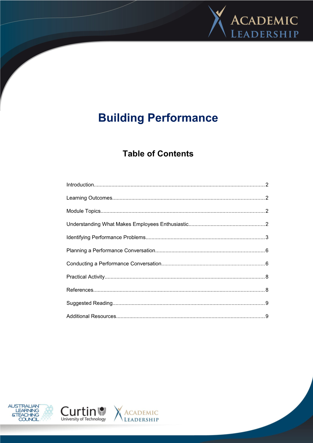 Building Performance