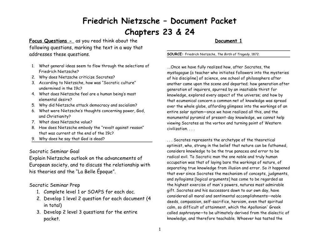 Review Questions - Answer the Following Questions Using 3-5 Sentences