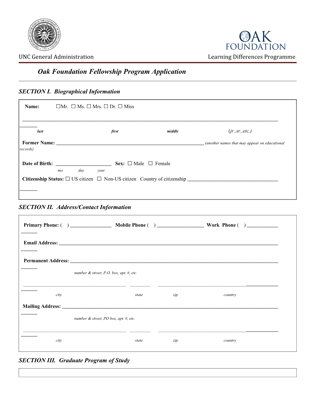 Ak Foundation Fellowship Program Learning Differences Programme