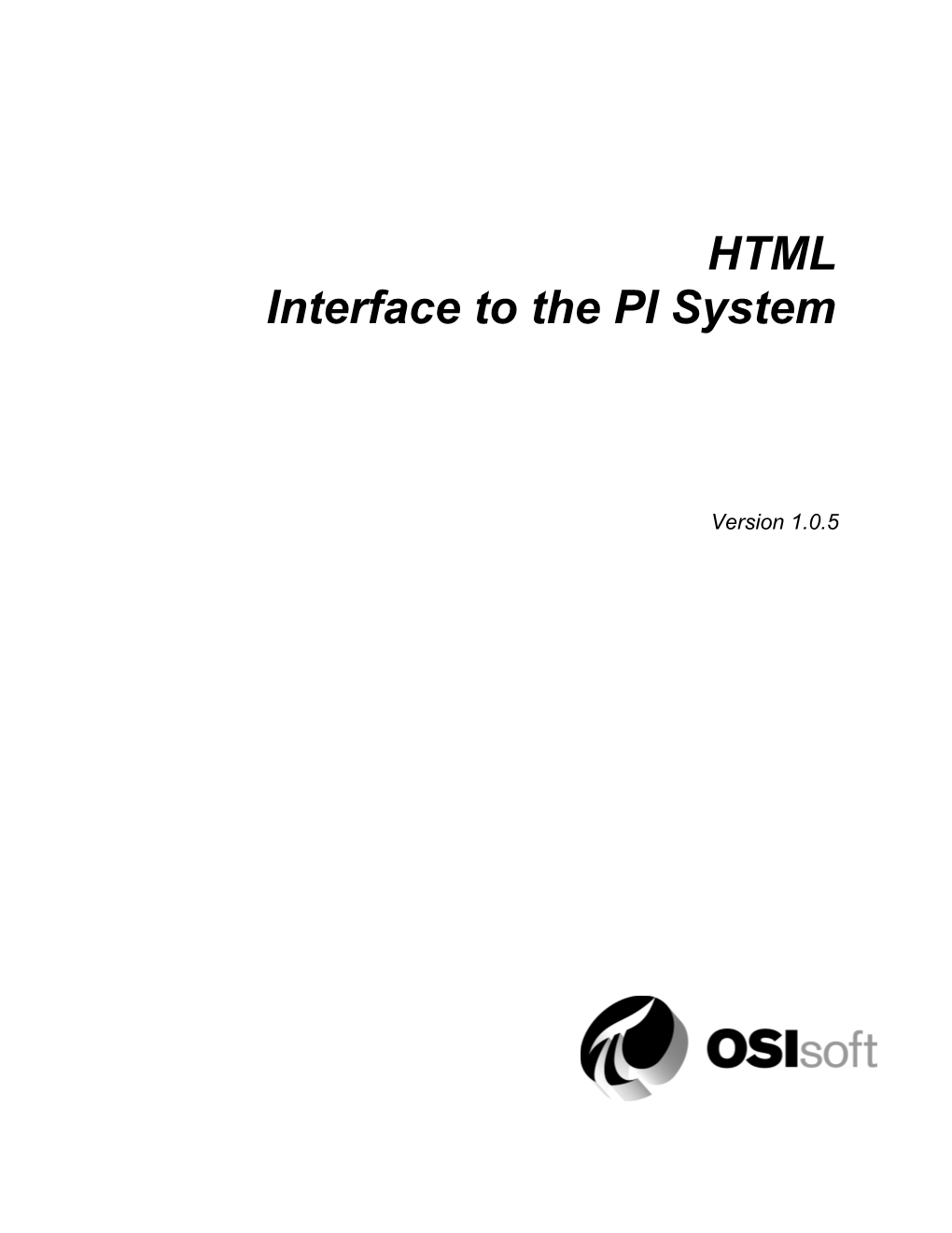 PI-HTML Interface