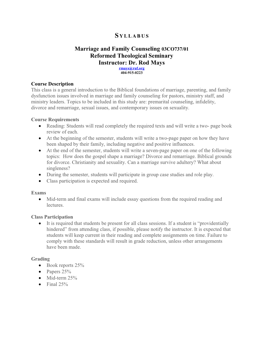 Marriage and Family Counseling03co737/01