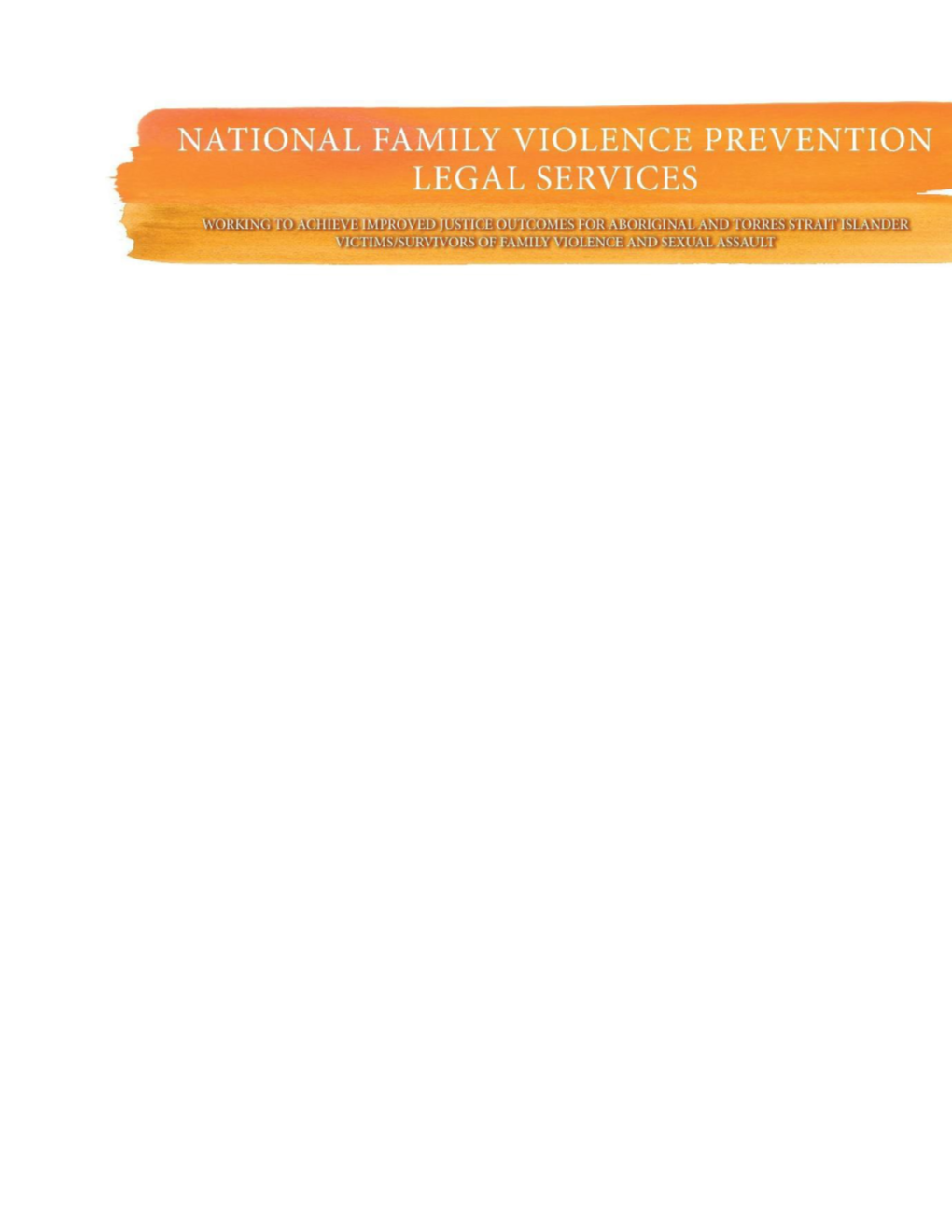 Submission - National Family Violence Prevention Legal Services