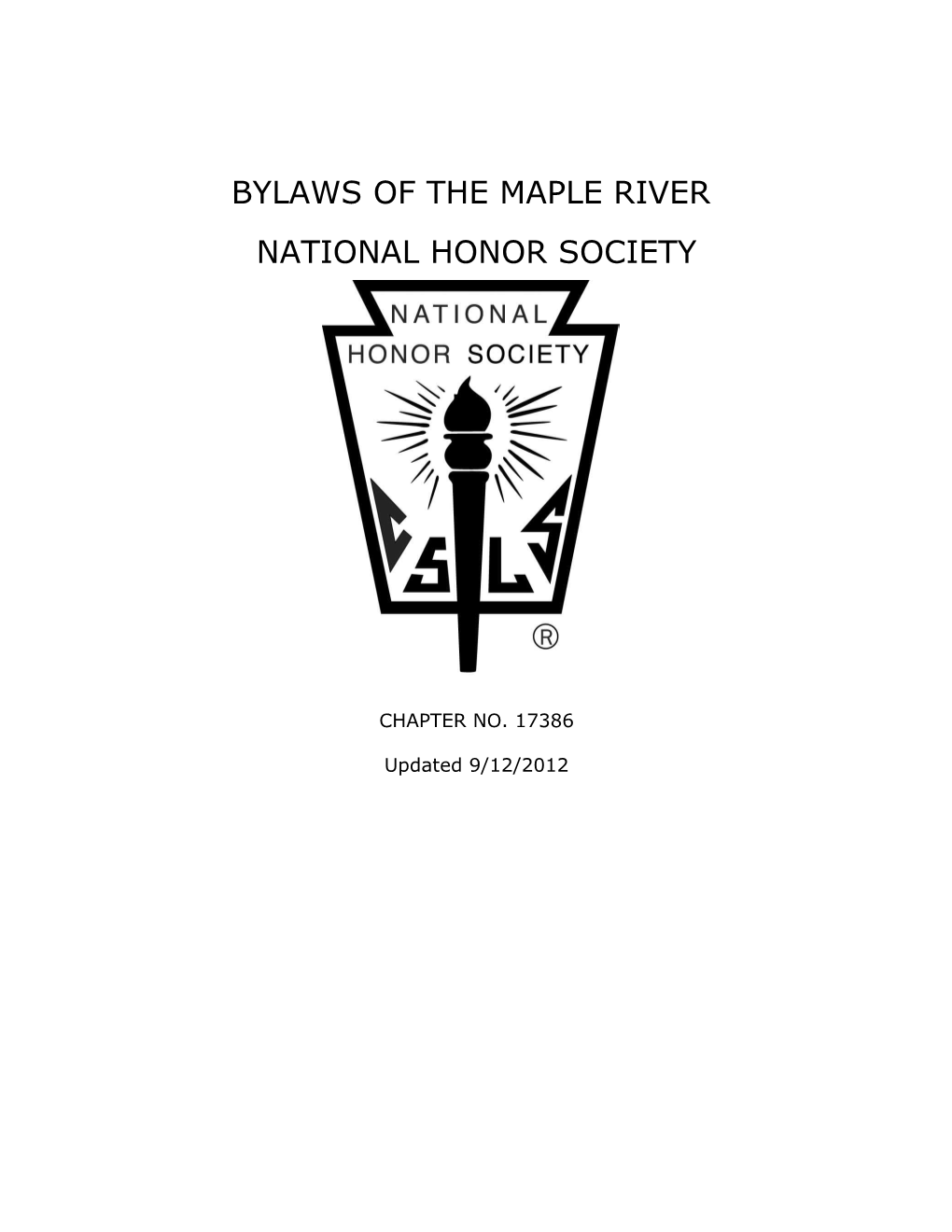 Bylaws of the Maple River