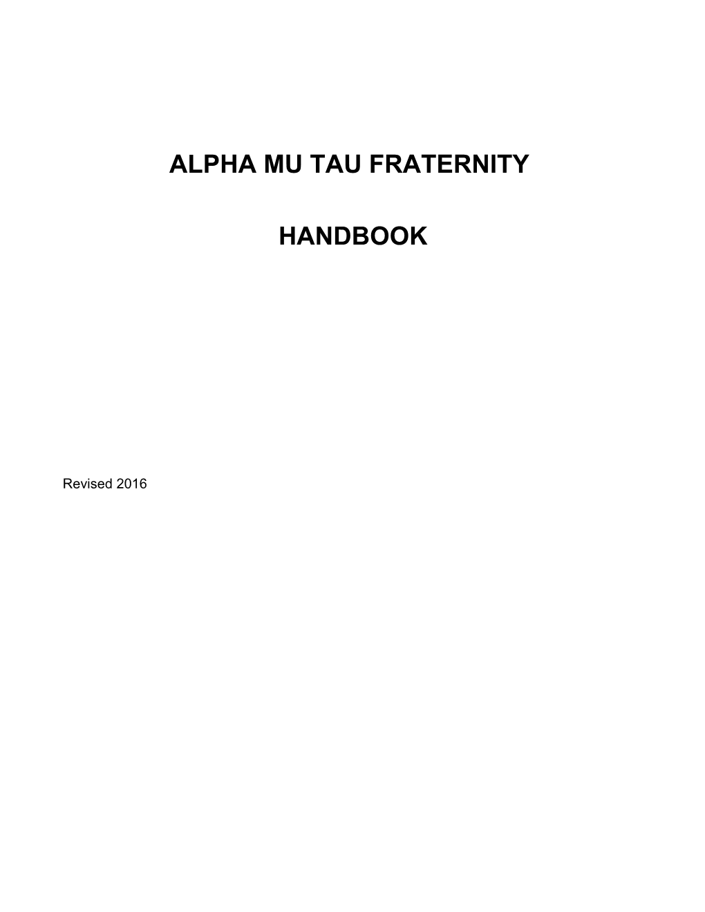 Alpha Mu Tau