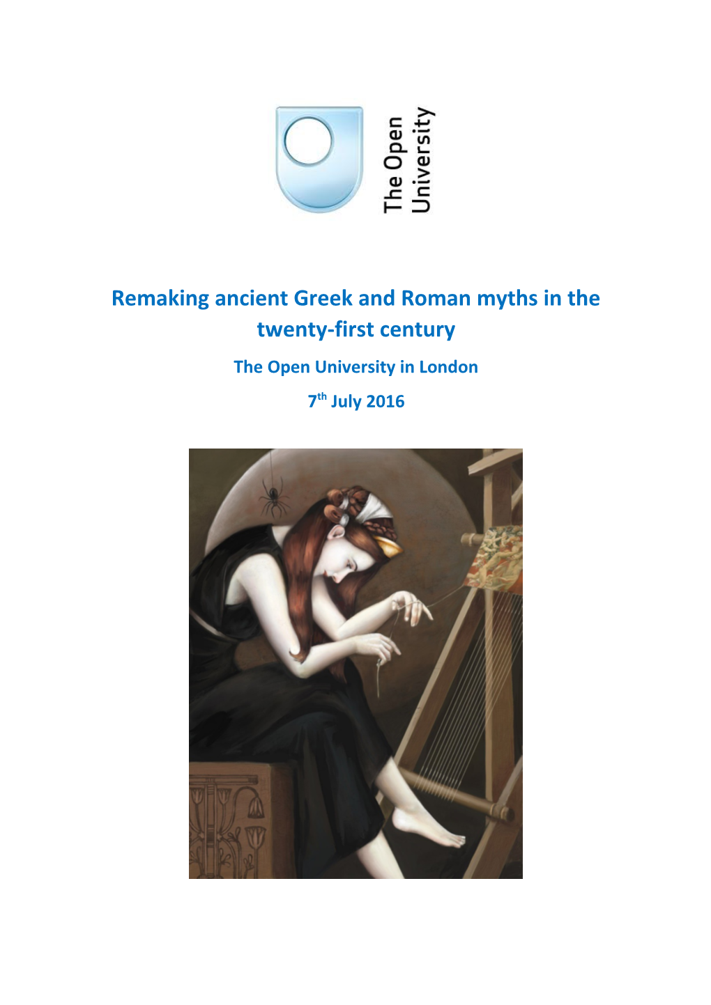 Remaking Ancient Greek and Roman Myths in the Twenty-First Century