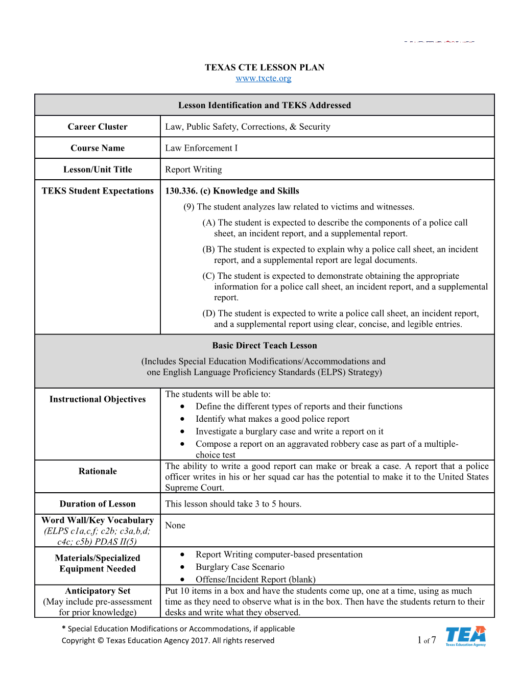 Define the Different Types of Reports and Their Functions