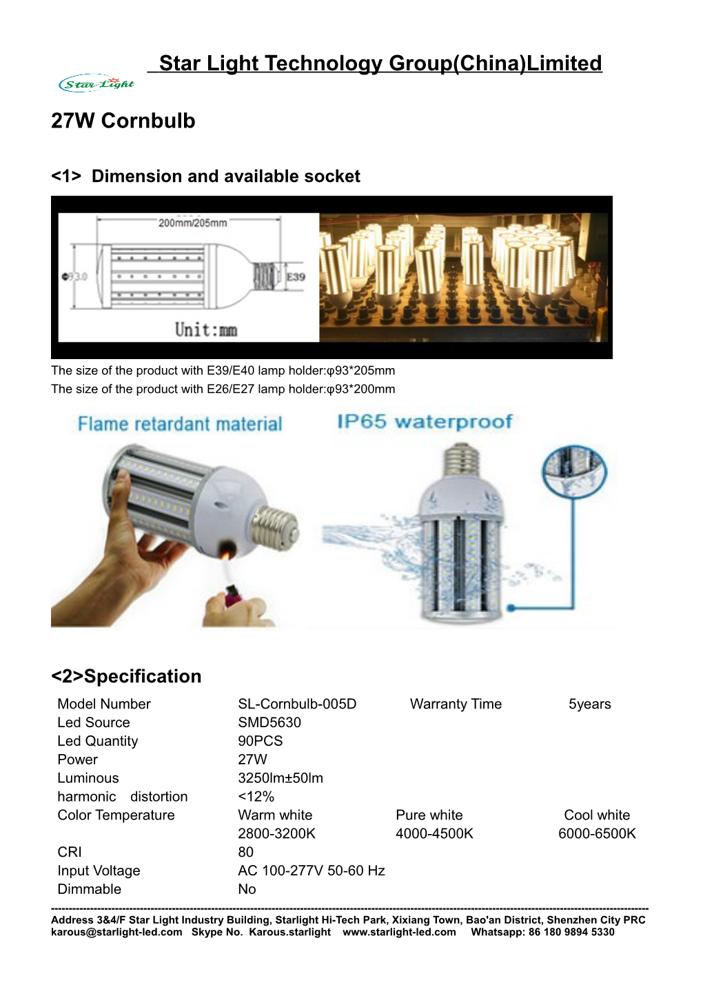 &lt;1&gt; Dimension and Available Socket