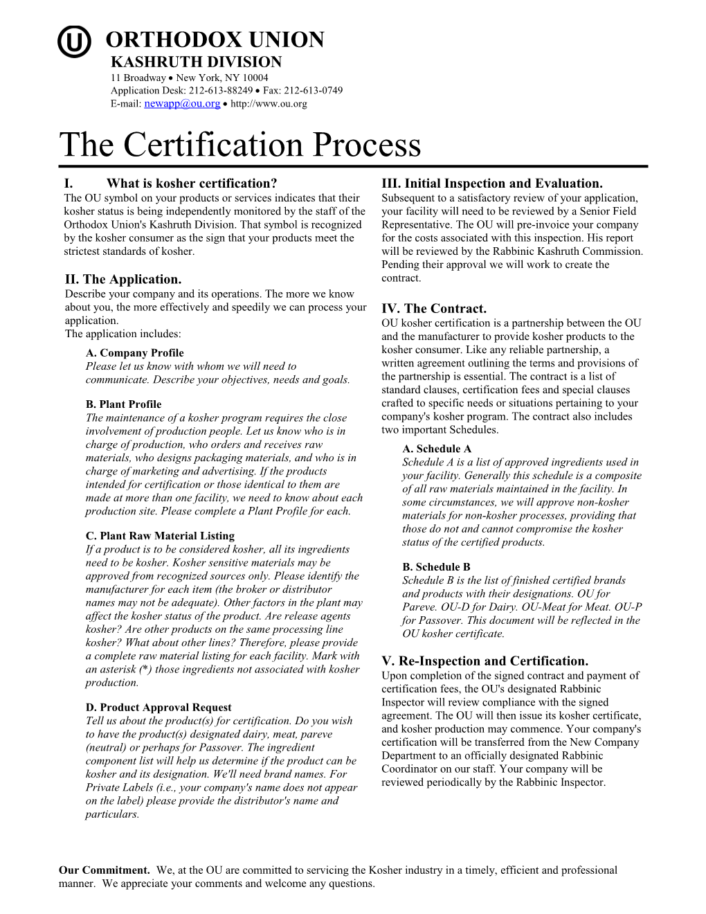 The Kosher Certification Flowchart