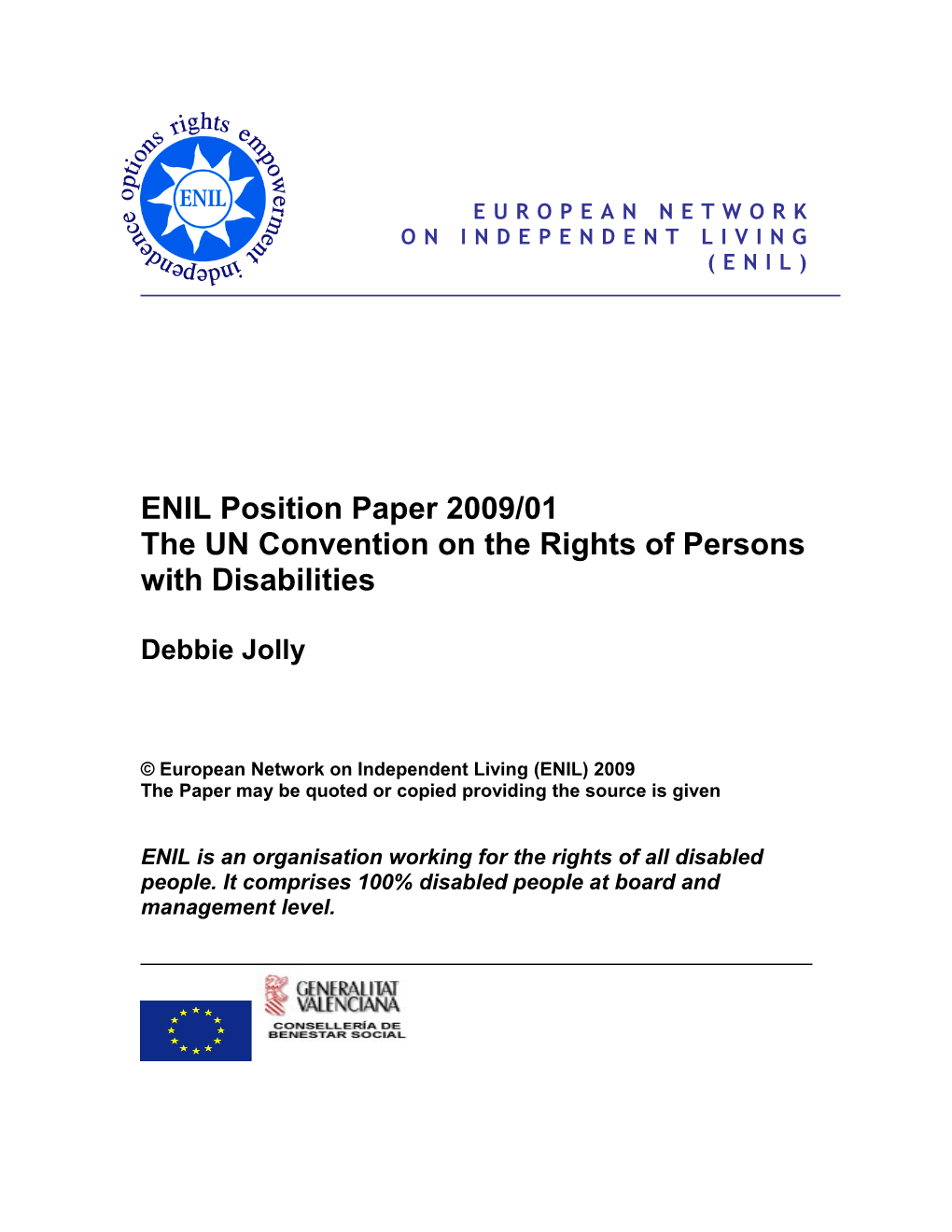 ENIL Position Paper 9