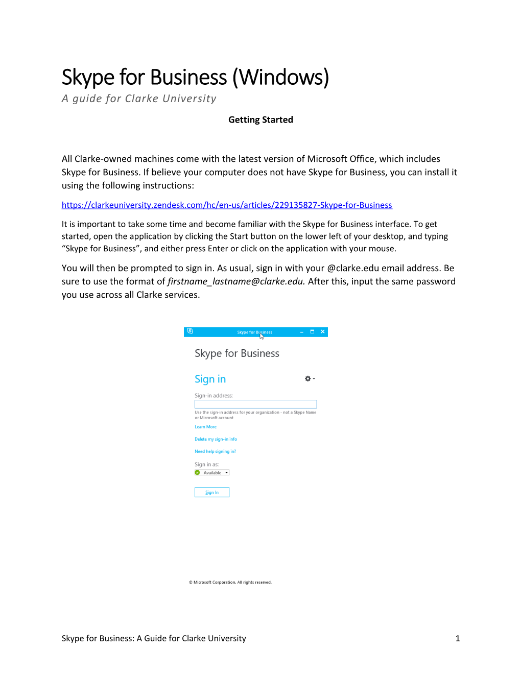 Skype for Business (Windows)