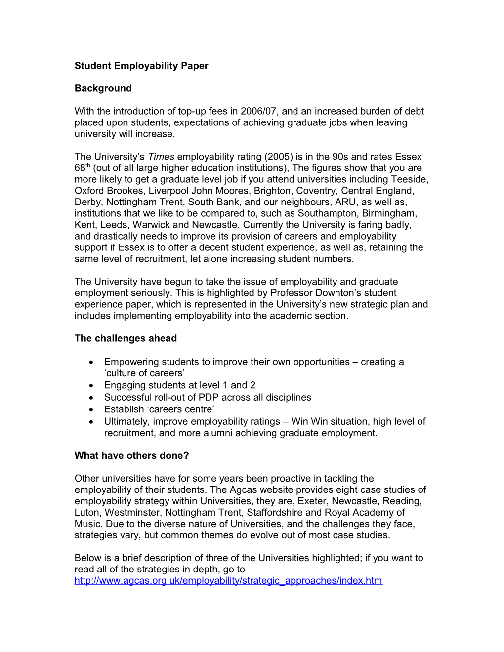 Student Employability Paper