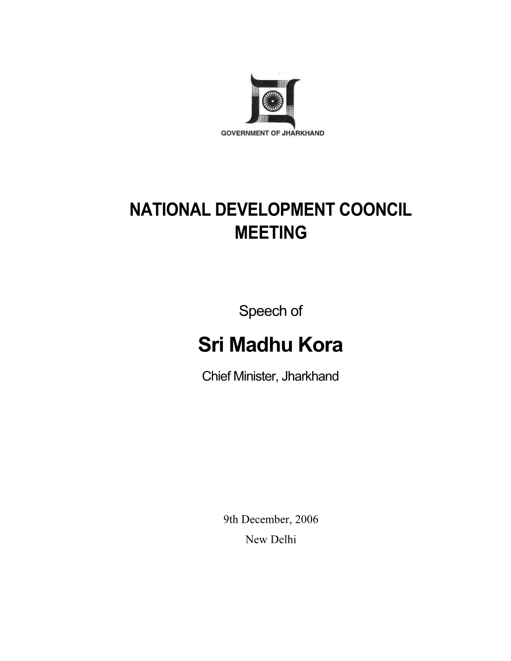 National Development Cooncil