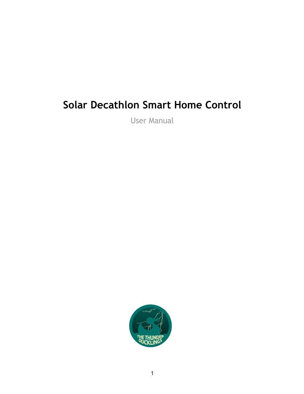 Solar Decathlon Smart Home Control