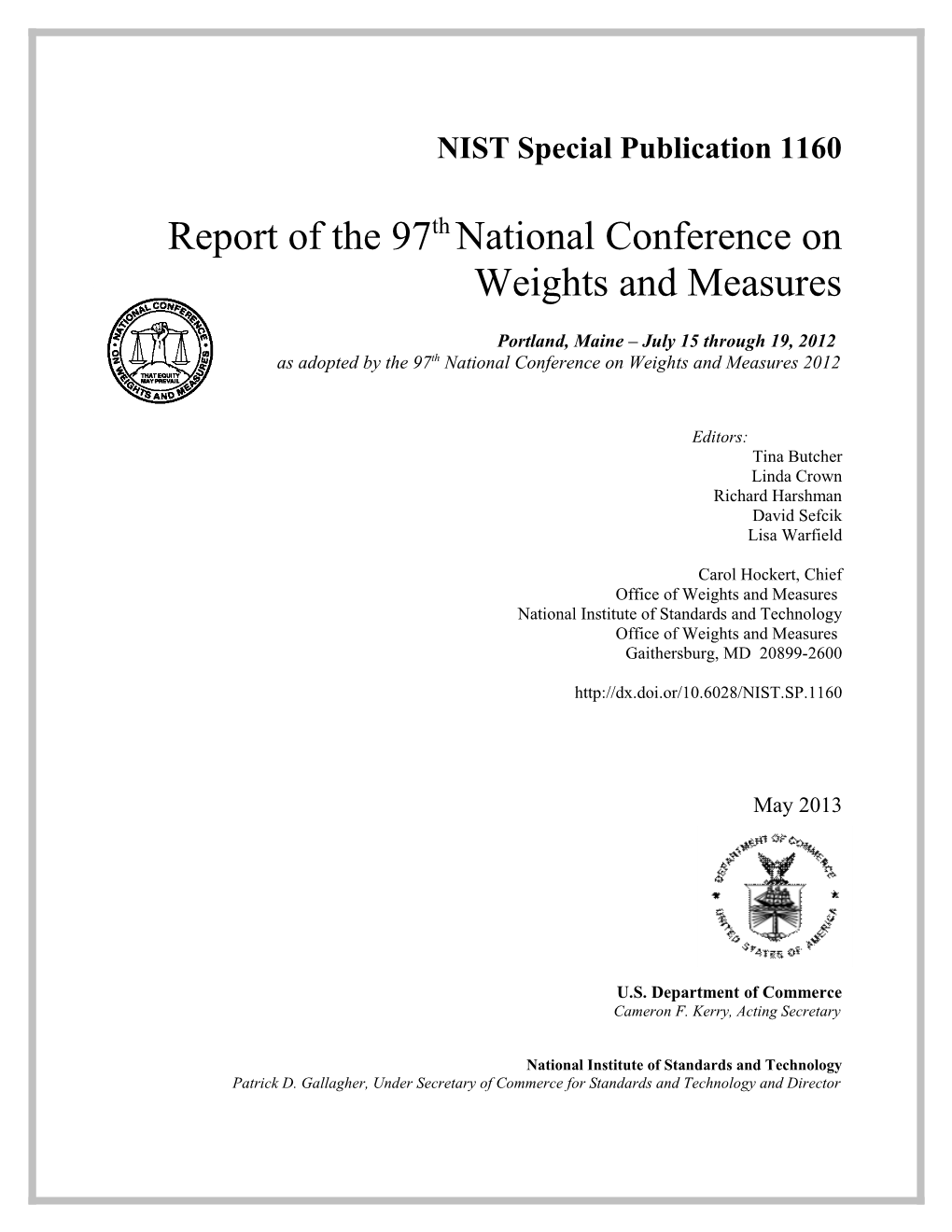 NCWM Annual Report