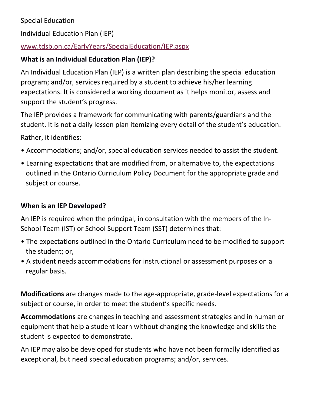 What Is an Individual Education Plan (IEP)?