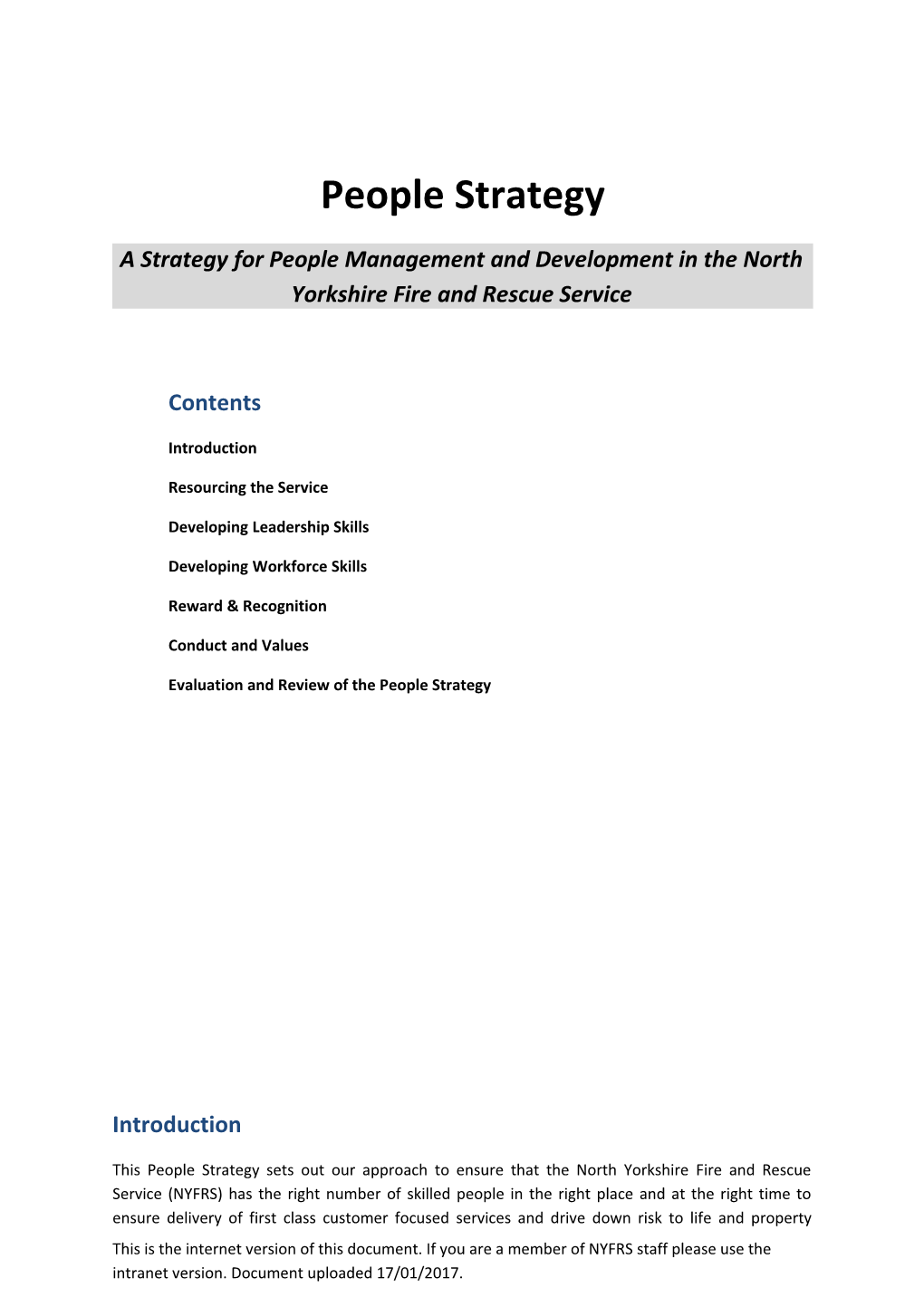 People Strategy Strategy