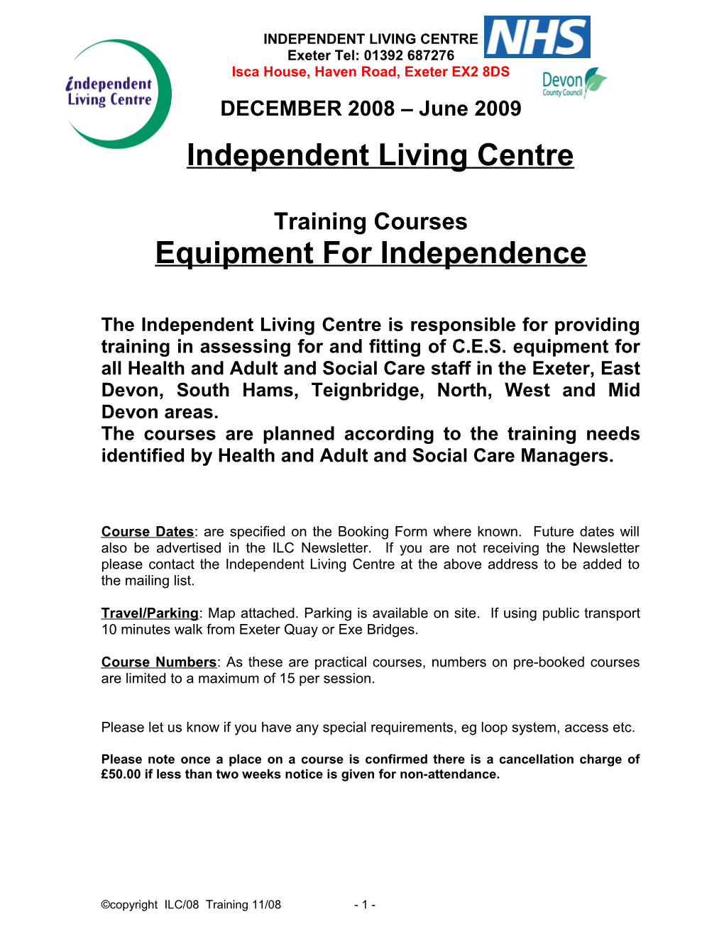 Independent Living Centre