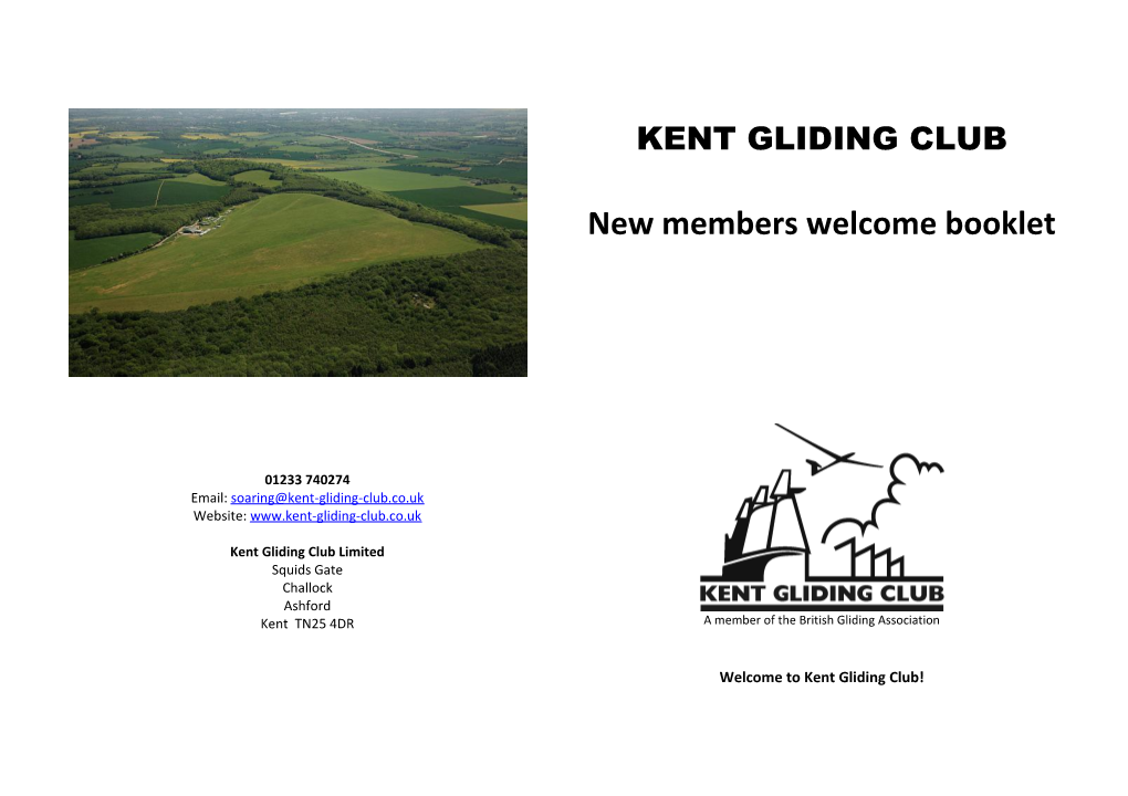 Welcome to Kent Gliding Club