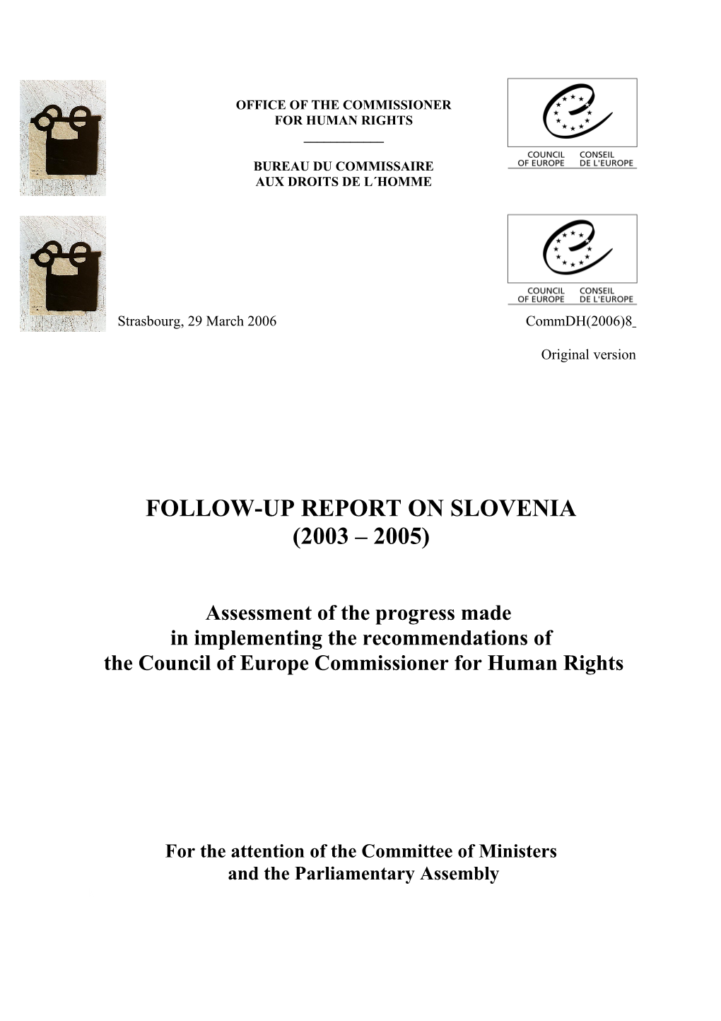 Follow-Up Report on Slovenia