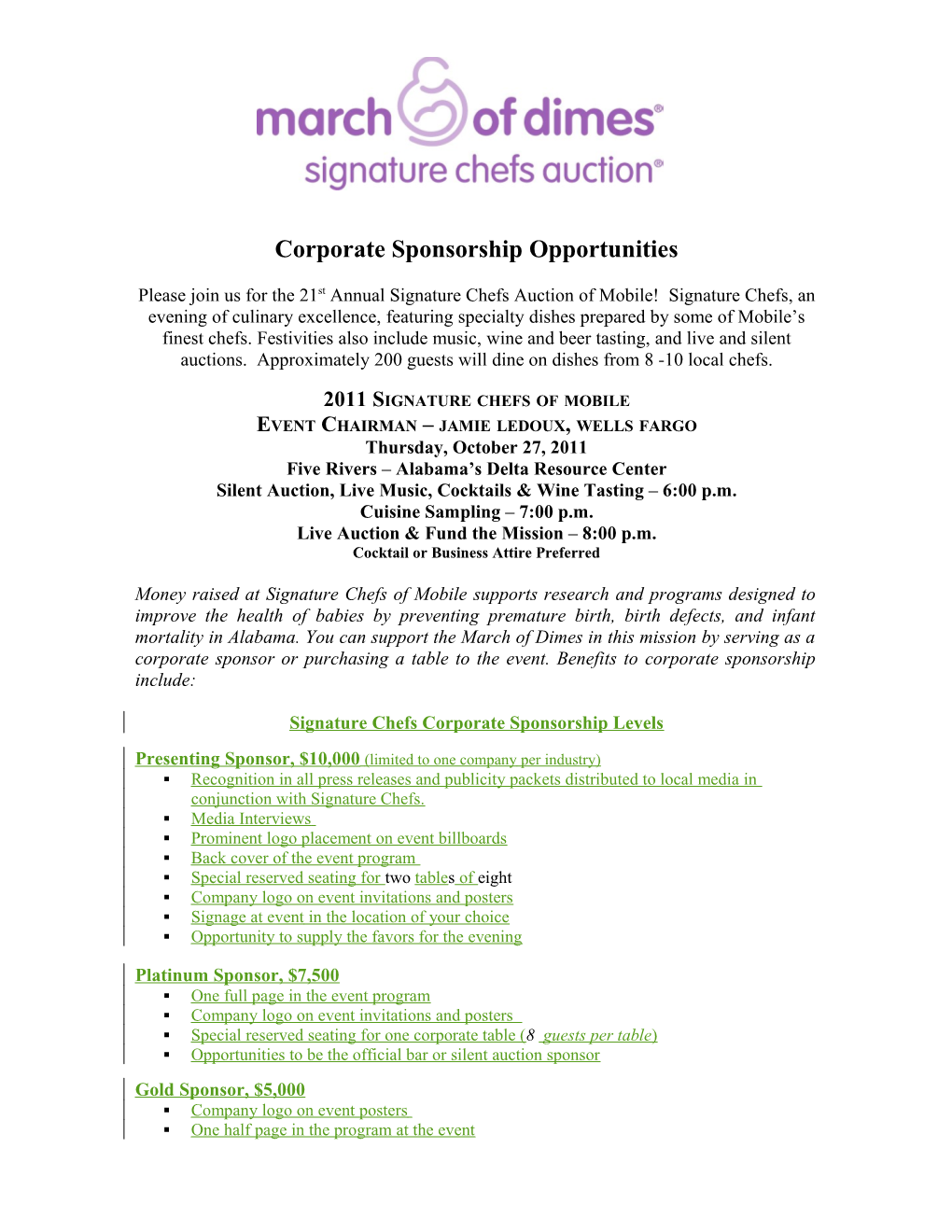 Signature Chefs of Birmingham 2006