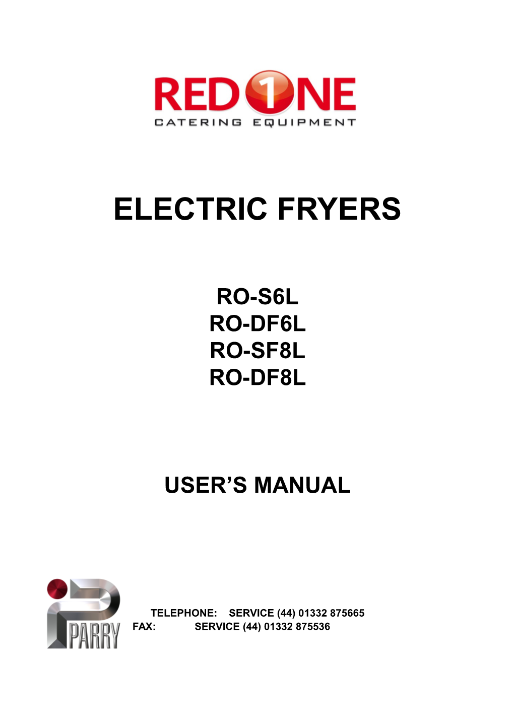 Ef Series 1-Tank/2-Tank Electric Fryer