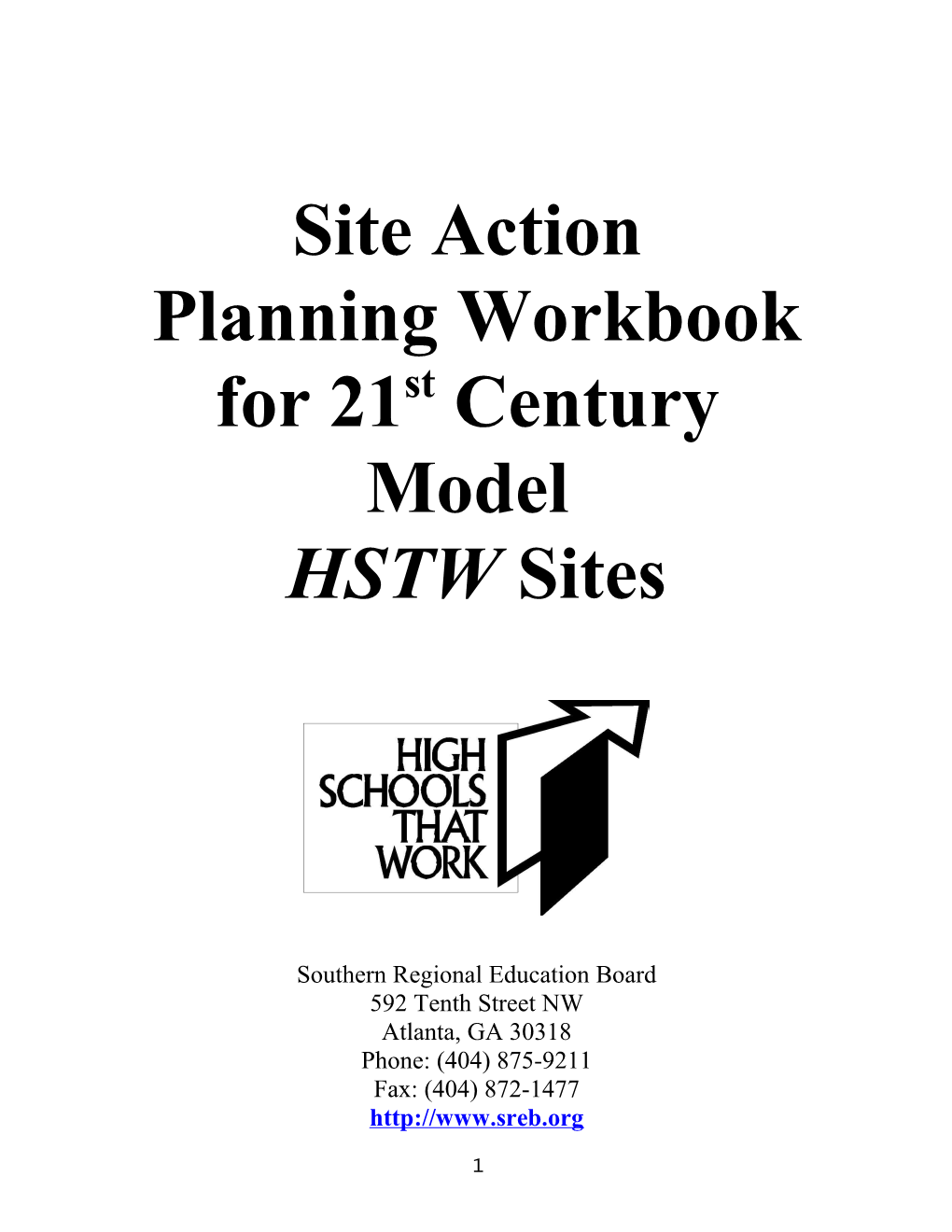 Planning Workbook