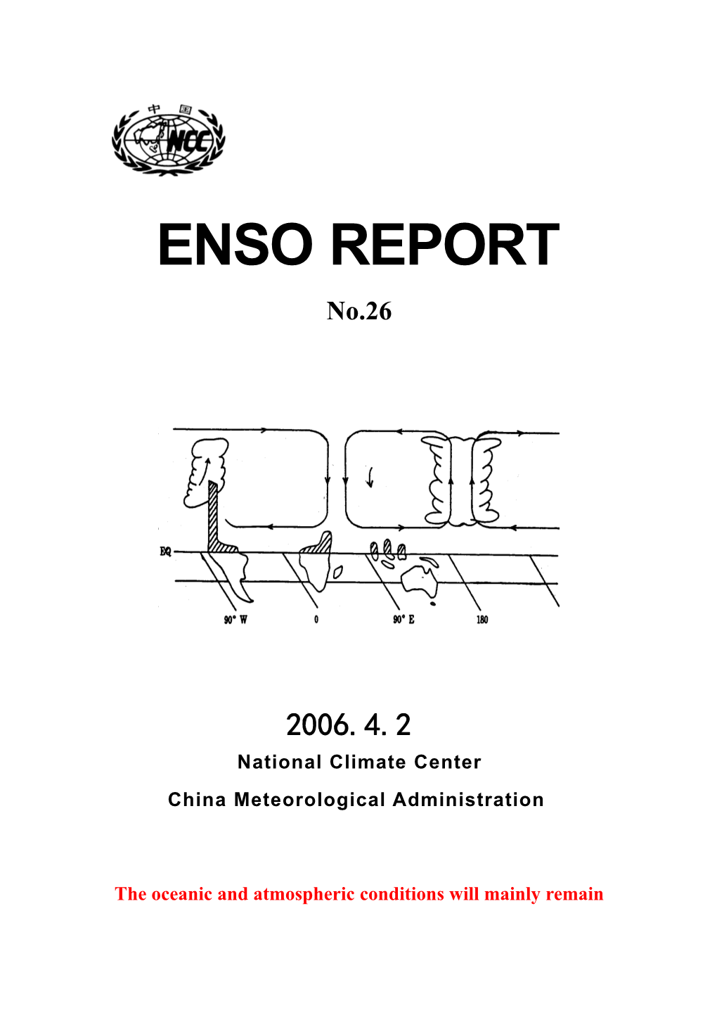 1.Monitoring for Recent Oceanic and Atmospheric Conditions