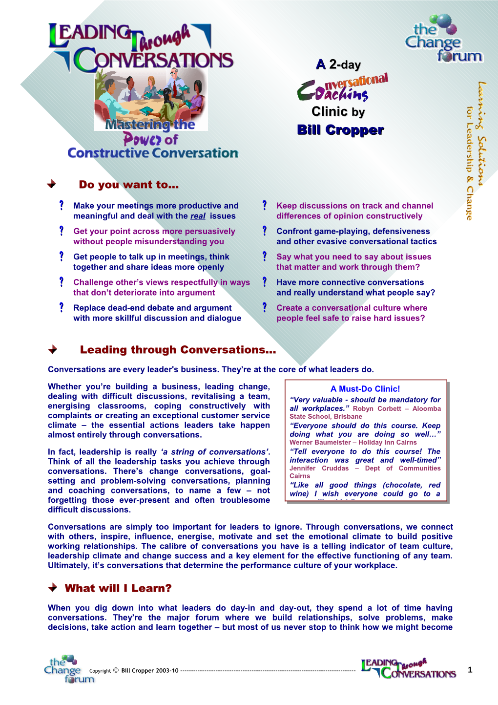 Brochure - Leading Through Conversations