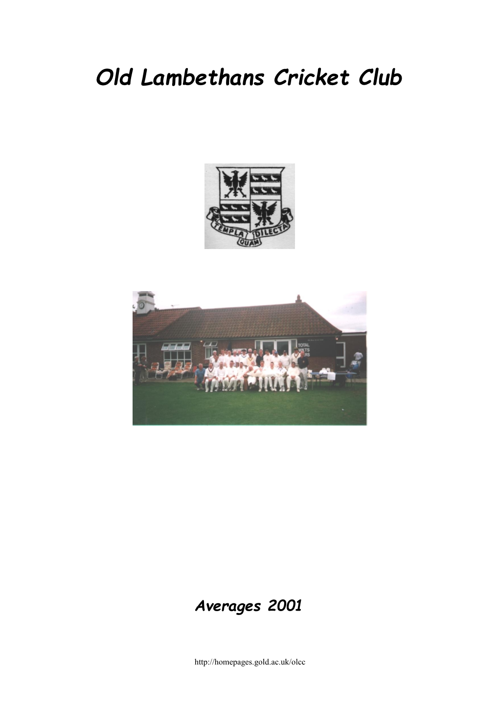 Old Lambethans Cricket Club