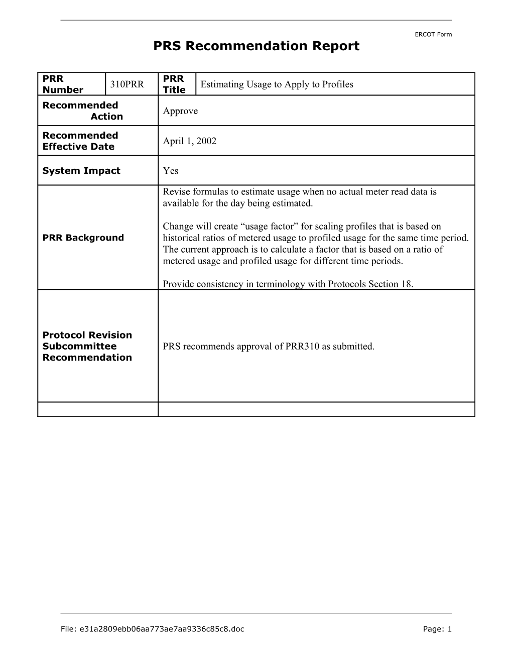 Provide Consistency in Terminology with Protocols Section 18