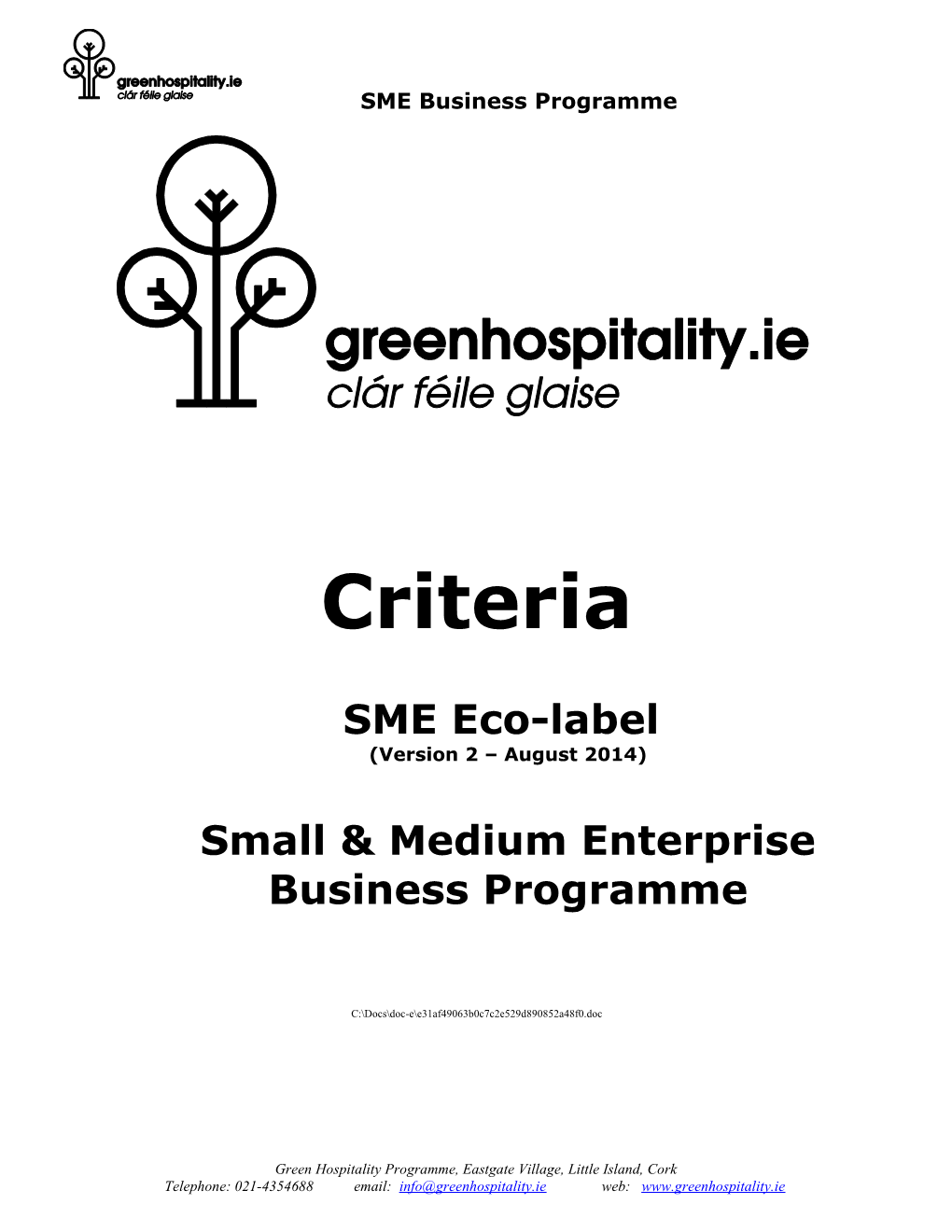 Small & Medium Enterprisebusiness Programme