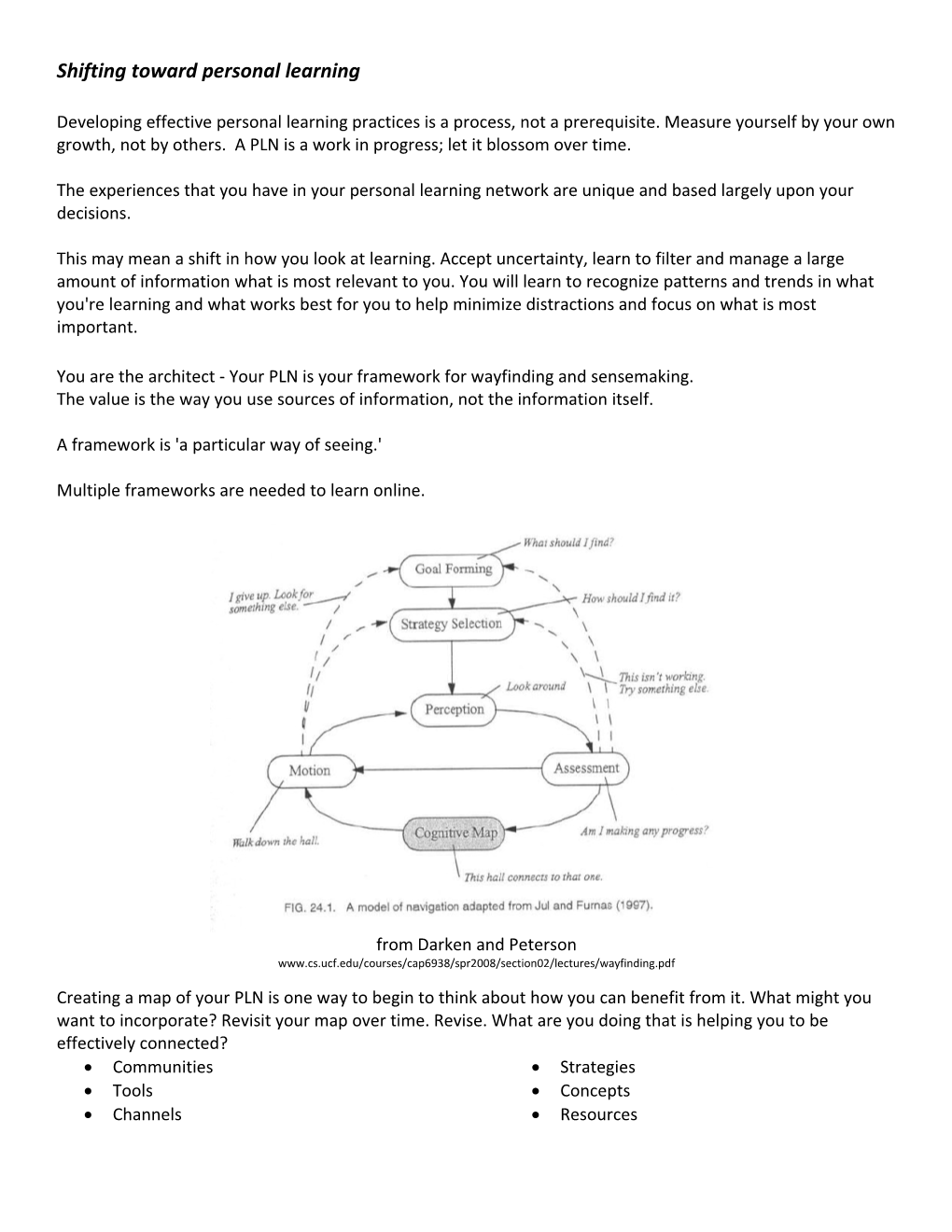 Shifting Toward Personal Learning