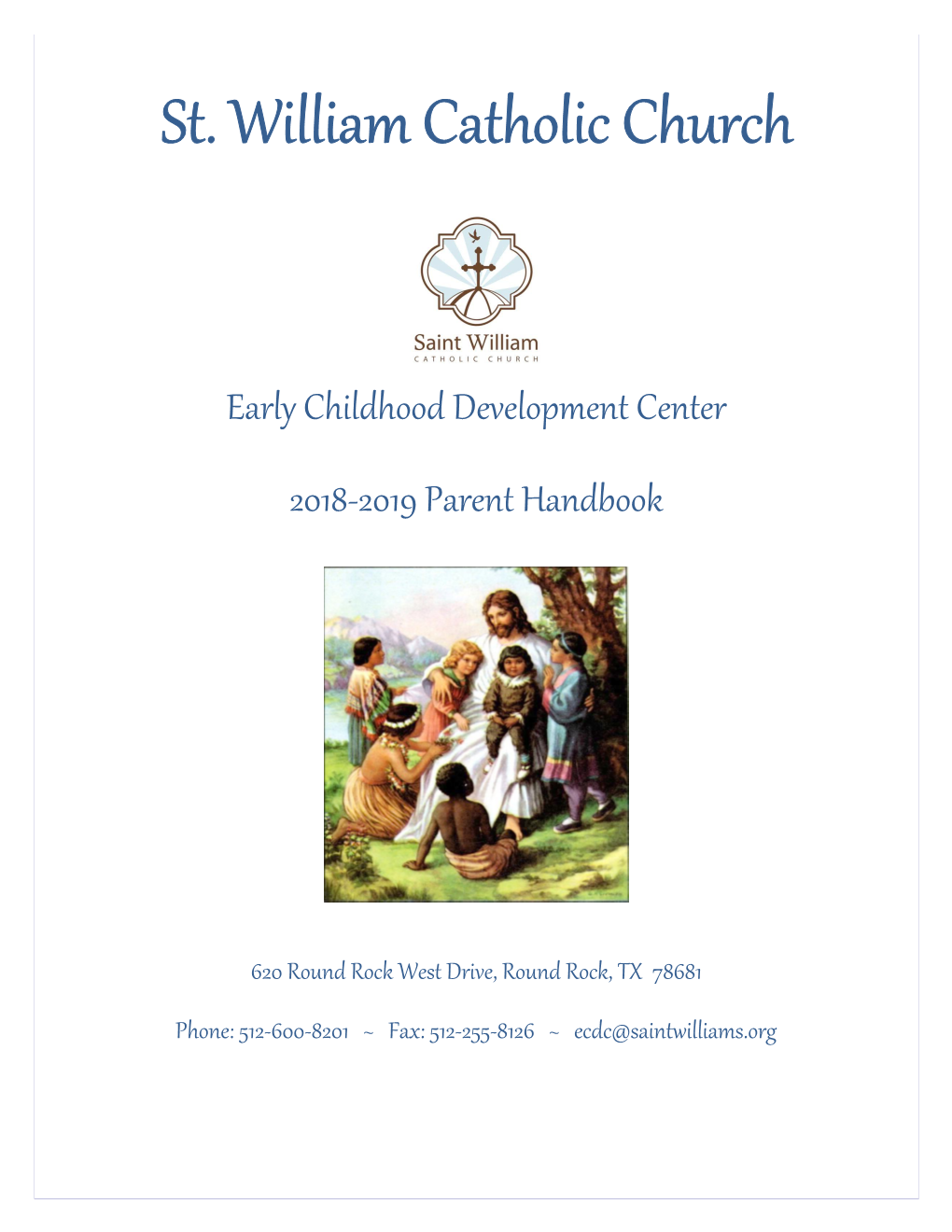 Early Childhood Development Center 2018-2019 Parent Handbook