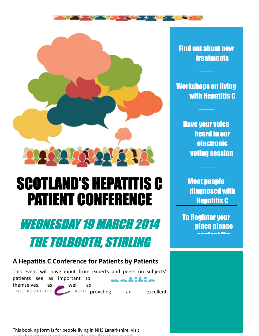 A Hepatitis C Conference for Patients by Patients