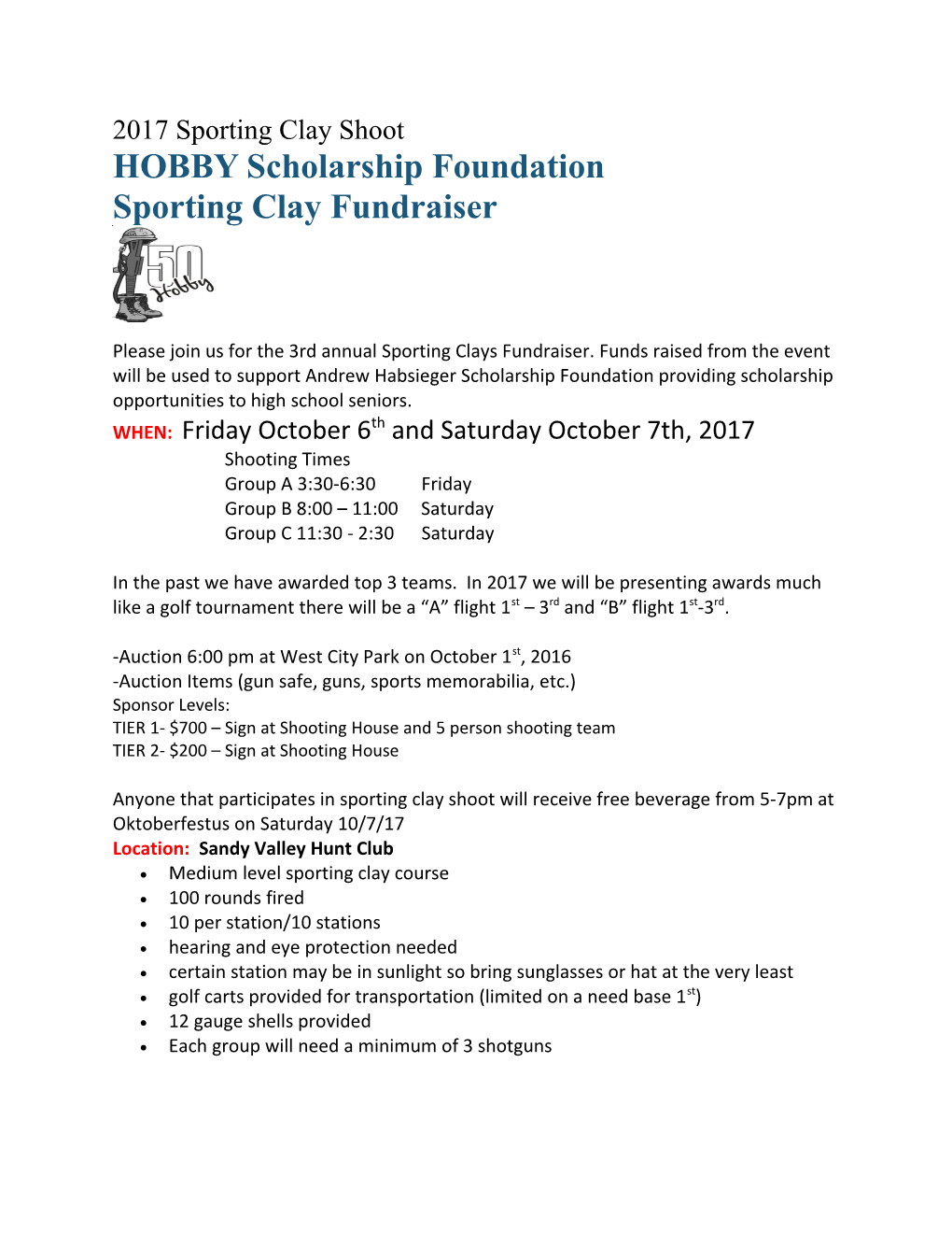 HOBBY Scholarship Foundation