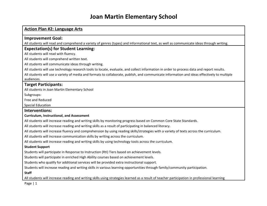 Curriculum, Instructional, and Assessment