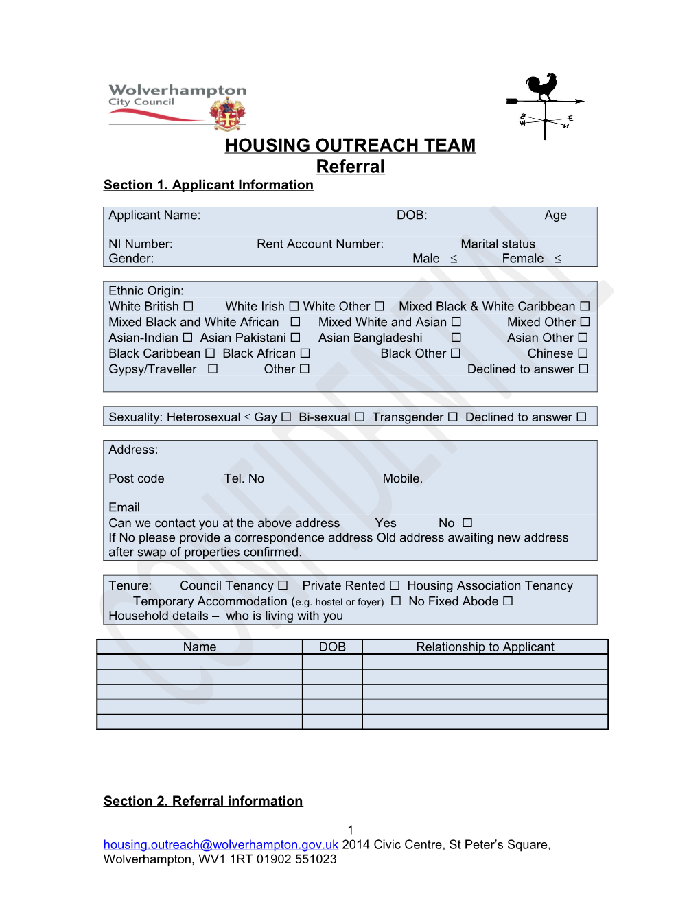 Housing Outreach Team