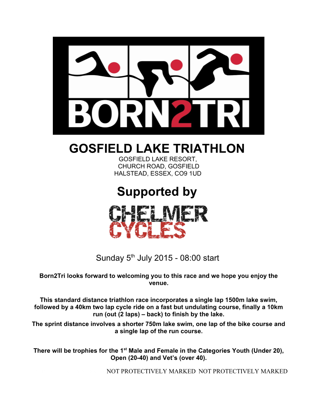 Gosfield Lake Triathlon