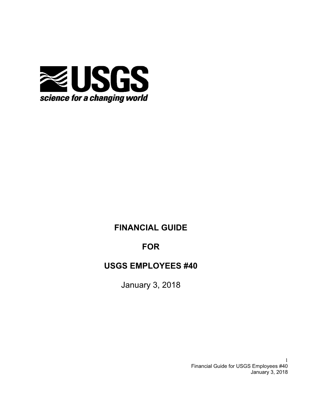 Financial Guide for USGS Employees #40