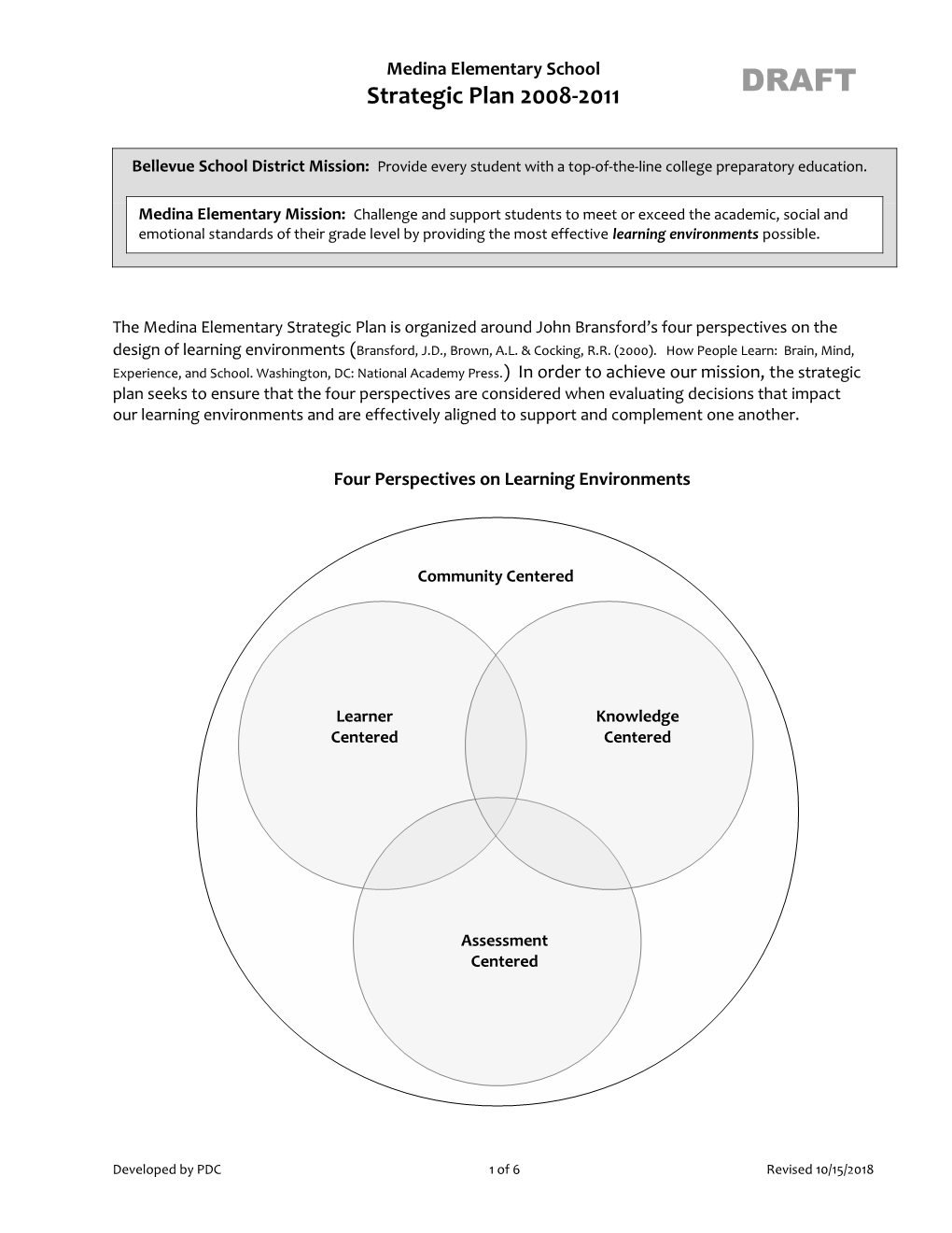 Strategic Plan 2008-2011