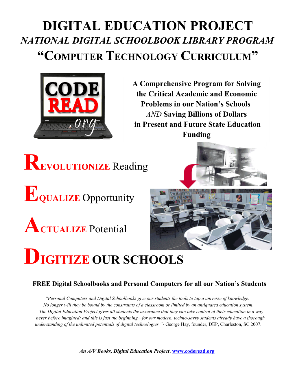 Digital Education Project National Digital Schoolbook Library Program