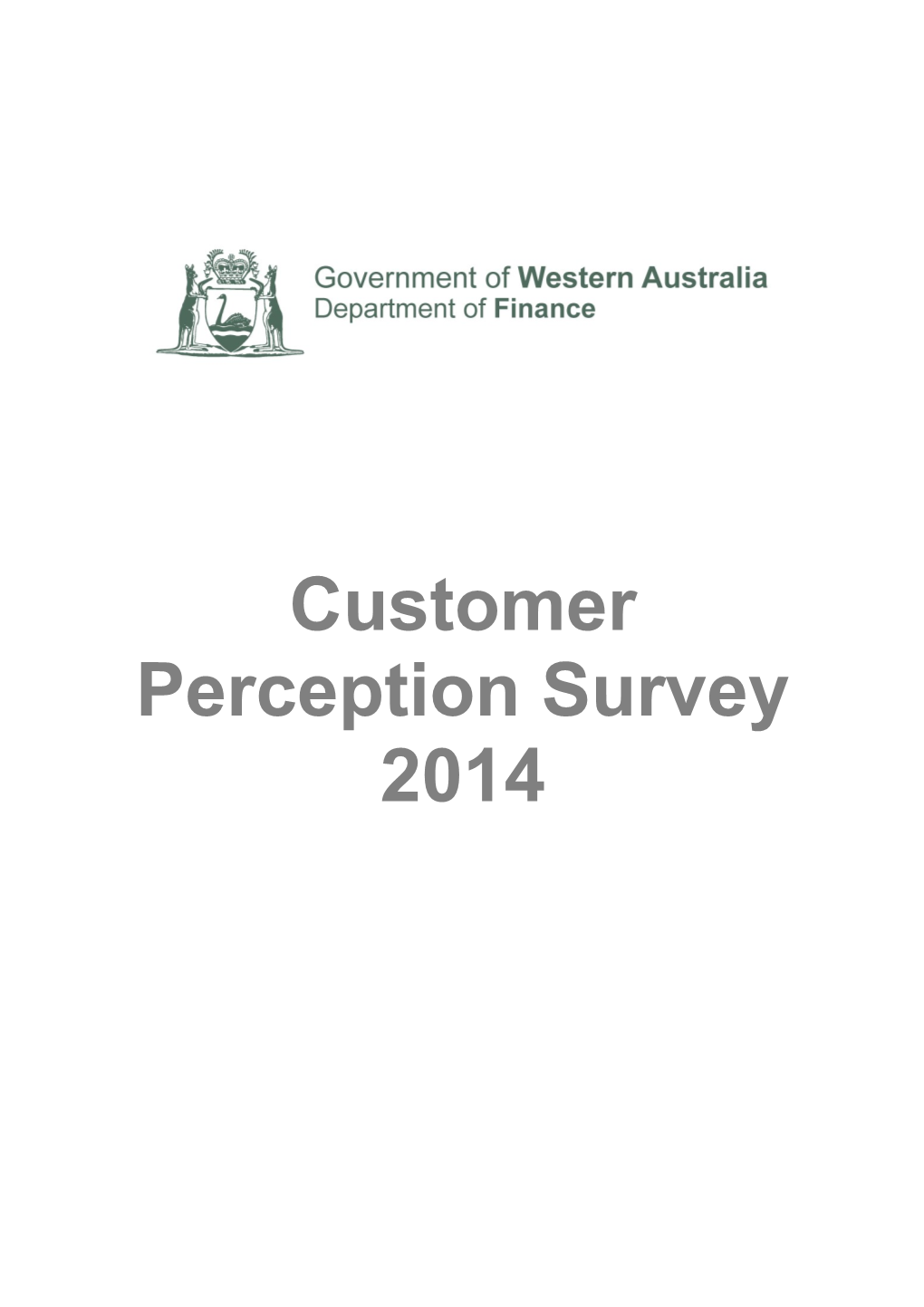 Customer Perception Survey 2009