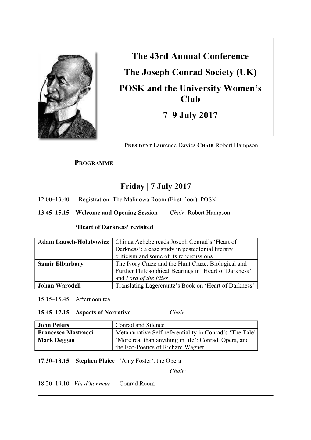 The Joseph Conrad Society (UK)