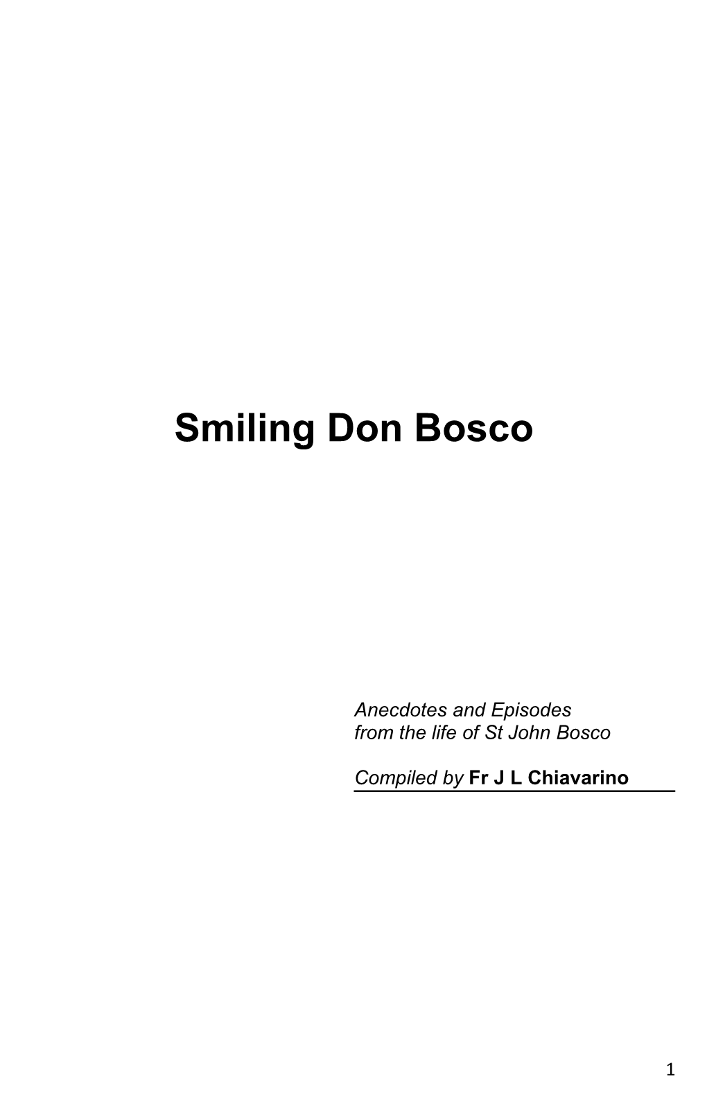 Smiling Don Bosco