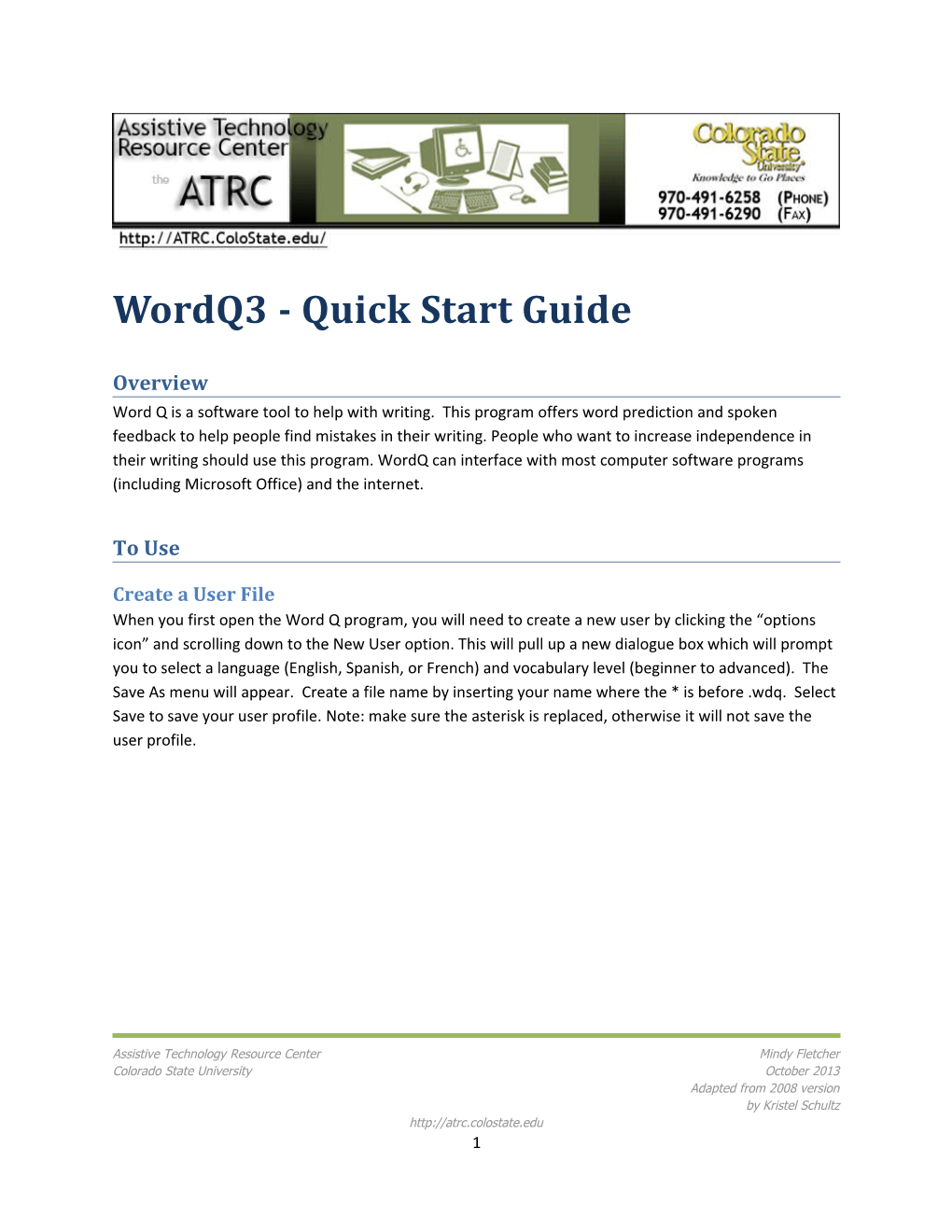 How It Is Organized (Including Important Hotkeys)