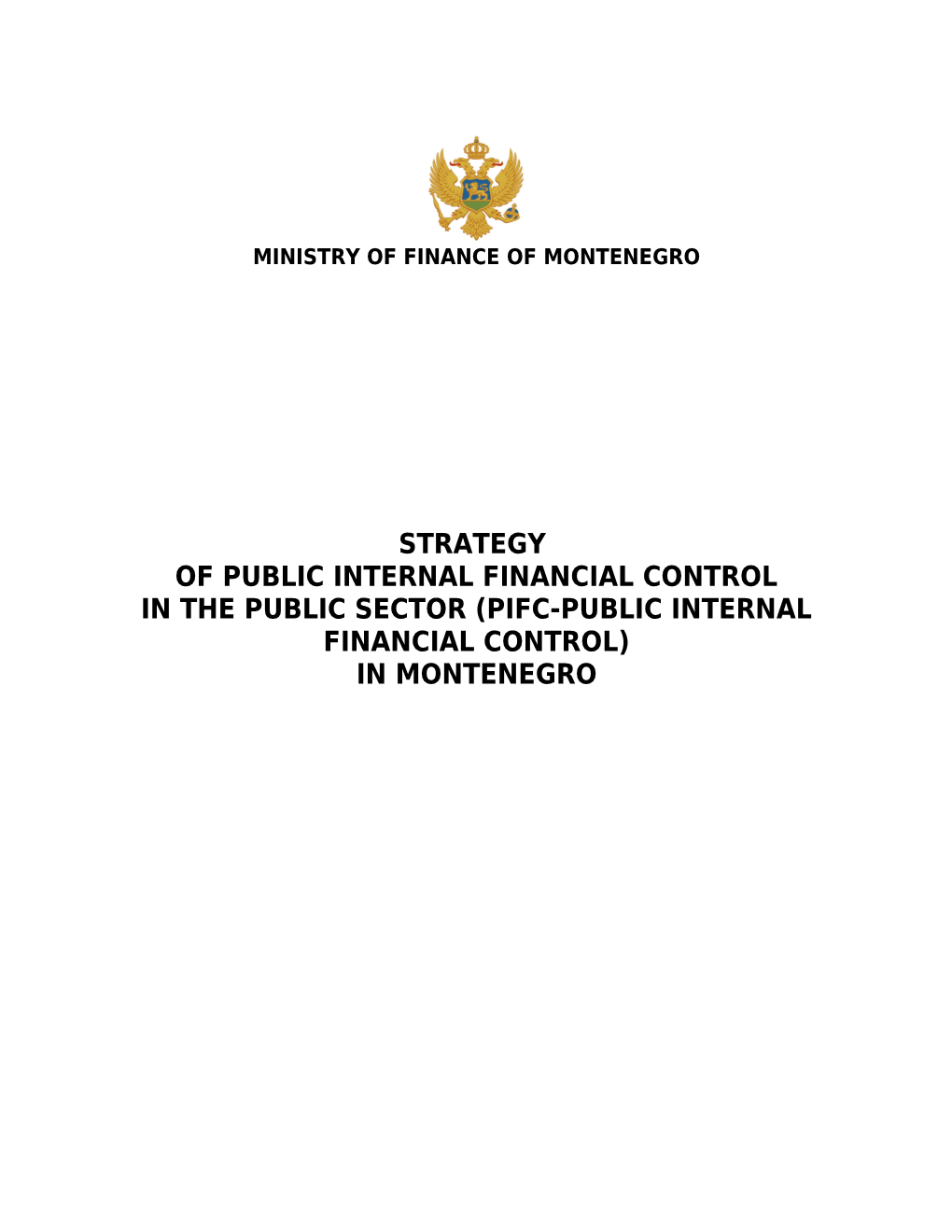 Of Public Internal Financial Control