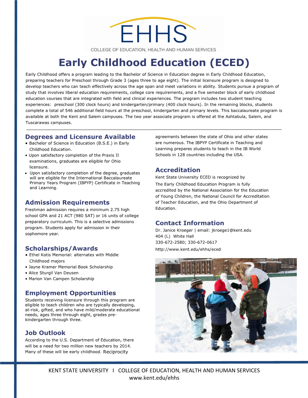 Early Childhood Education (ECED)