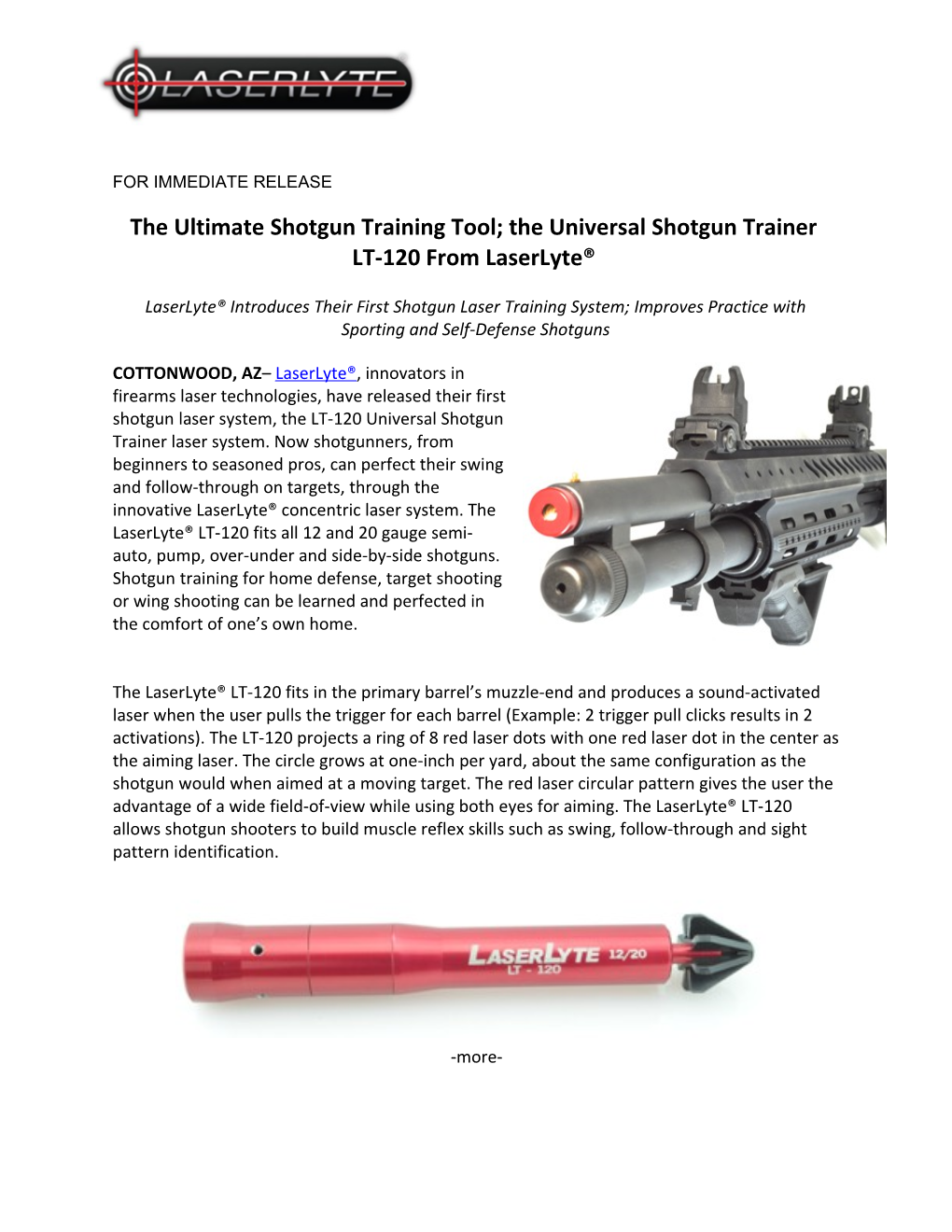 The Ultimate Shotgun Training Tool; the Universal Shotgun Trainer